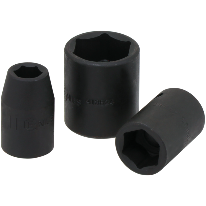 jeu de 10 douilles à chocs de 11 à 24mm