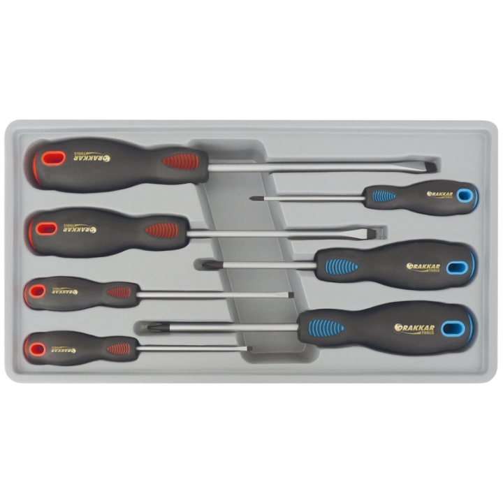 jeu de 7 tournevis plat et Phillips®
