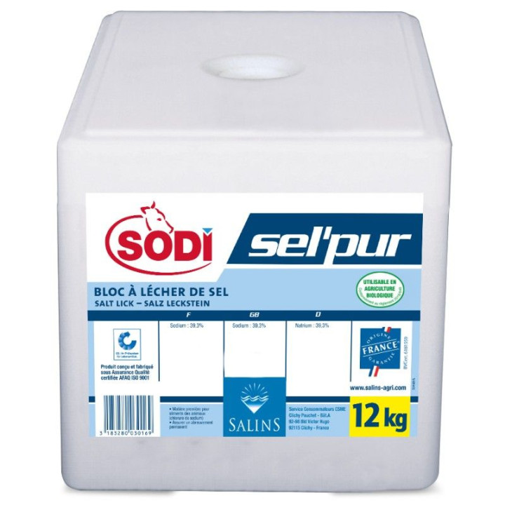Bloc de sel pur 12 kg - UAB