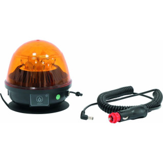 Gyrophare LED rechargeable sur batterie 4 Ah, base magnétique Sodiflash