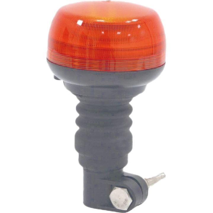 Mini-gyrophare LED flash 12/24V sur tige flexible Sodiflash