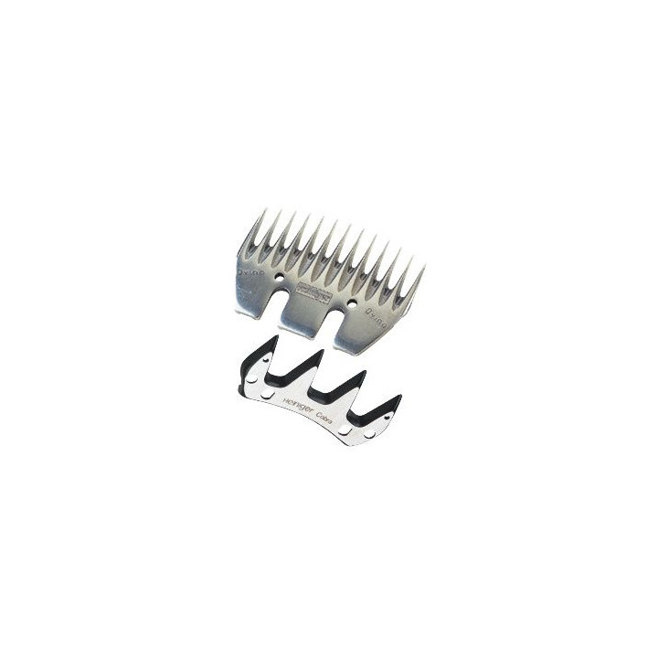 Jeu de peignes classique Heiniger 13/4 dents pour ovins