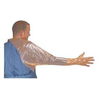 Gants de vêlage protège-épaule 100cm Septicare, boîte de 50