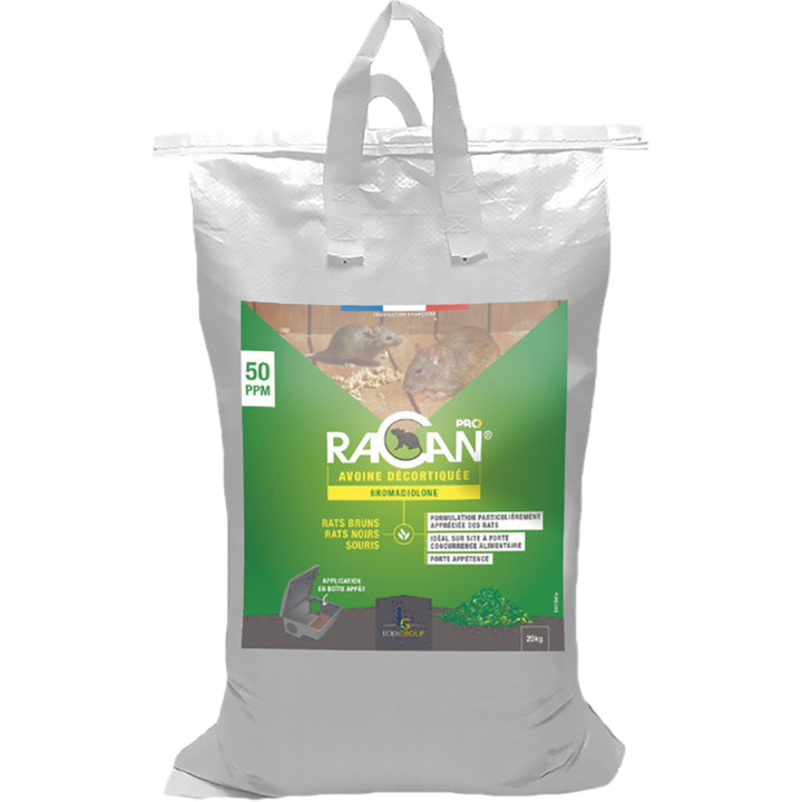 Avoine décortiquée raticide Racan 20kg