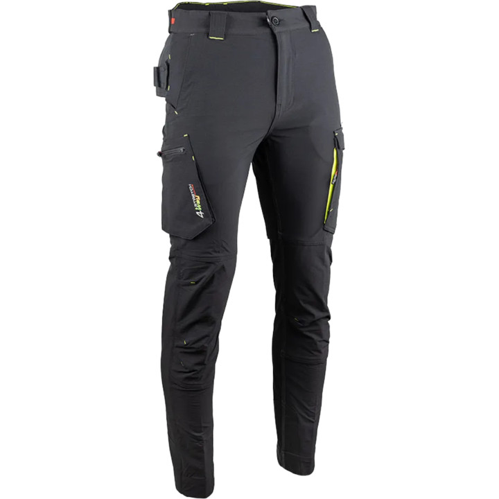 Pantalon ultra-stretch Utopie kaki/noir LMA 1880 - taille 38