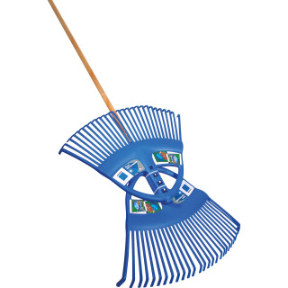 Balai à feuilles ergonomique Revex avec pelle et manche