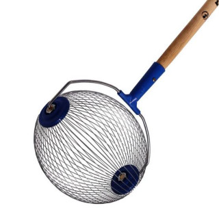 Ramasse-noix à boule Ø21 cm avec manche