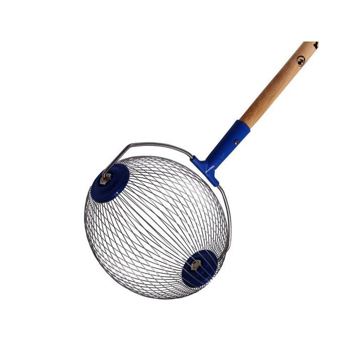 Ramasse-noix à boule Ø21 cm avec manche