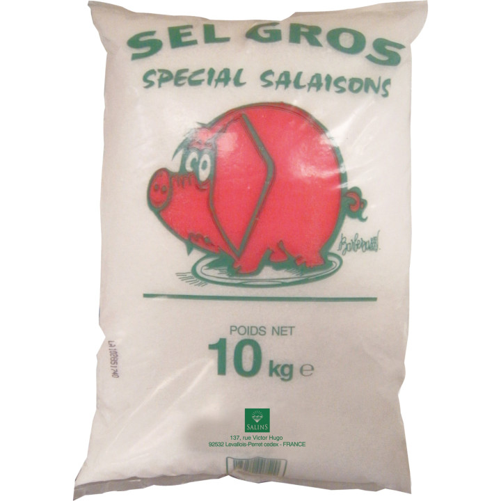 Gros sel de mer - sac 10 kg, spécial salaison Salins du Midi