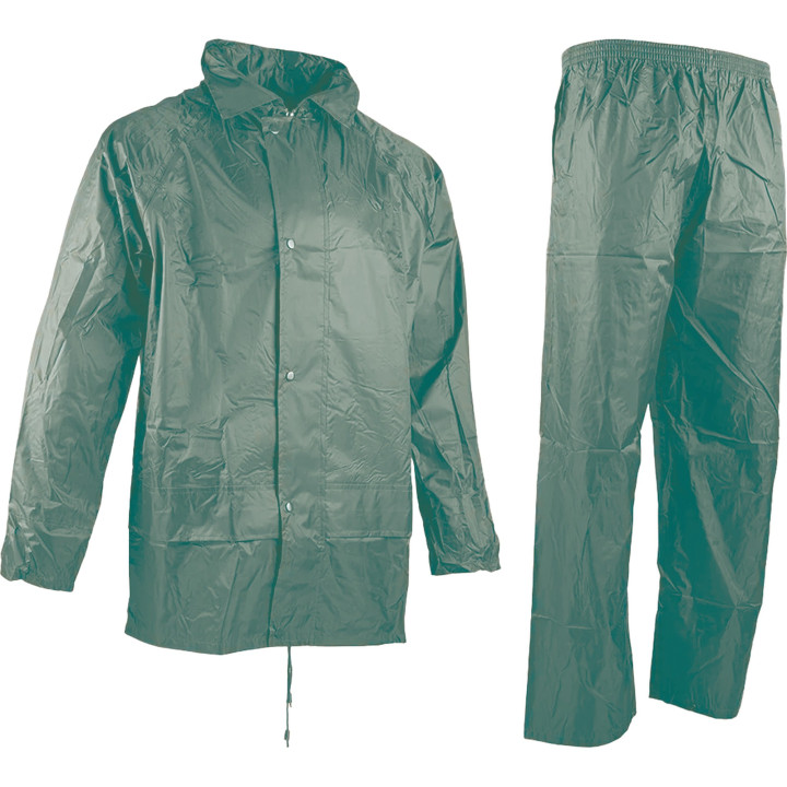 Ensemble de pluie souple Averse kaki LMA - taille 3