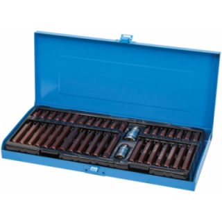 coffret de 40 embouts de vissage - douilles porte embout 1/2''et 3/8''