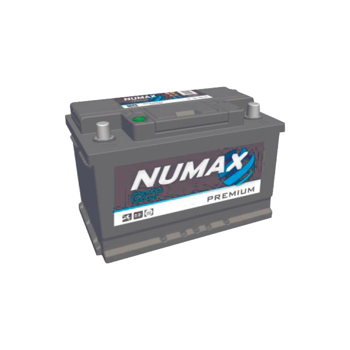 Batterie auto, utilitaire et 4x4 Numax 12V 80Ah - 680A