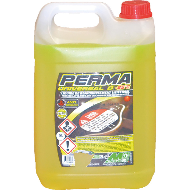 Liquide de refroidissement -25°C - 5 Litres - Minervaoil (Perma Universal)