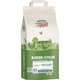 Aliment poulet/poulette basse-cour 10 kg - La Basse-Cour Sanders