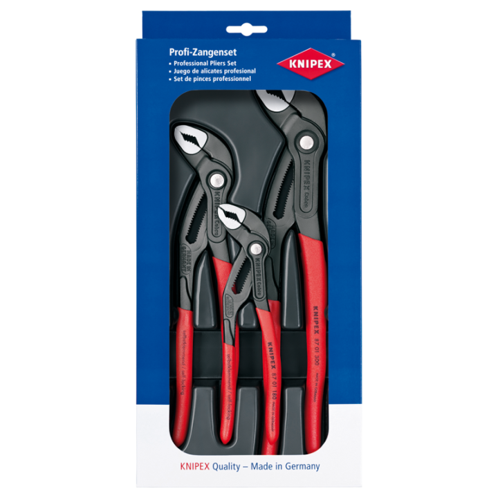jeu de 3 pinces multiprises Cobra®