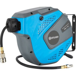 Enrouleur automatique orientable de tuyau d'air comprimé 20 m + 1 m