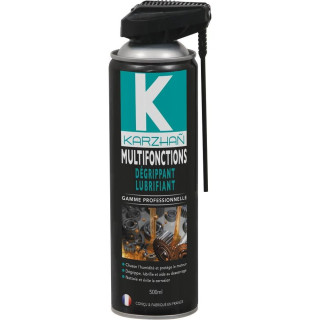 Dégrippant lubrifiant multifonction aérosol 500 ml, double jet