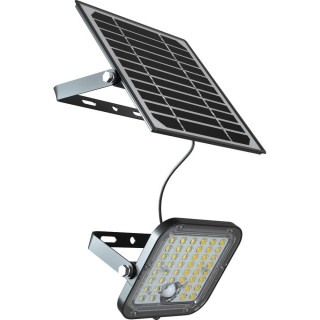 Projecteur LED solaire 10 W avec panneau solaire déporté