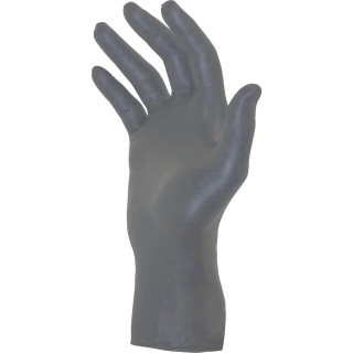 Boîte de 100 gants jetables en nitrile noir - Taille M