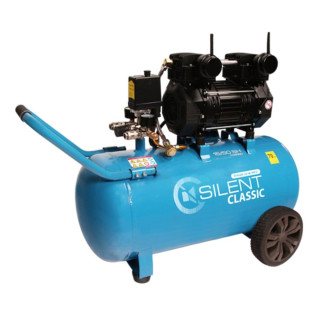 Compresseur d'air silencieux sans huile Silent Classic 15/50 SH - 50L - Lacmé