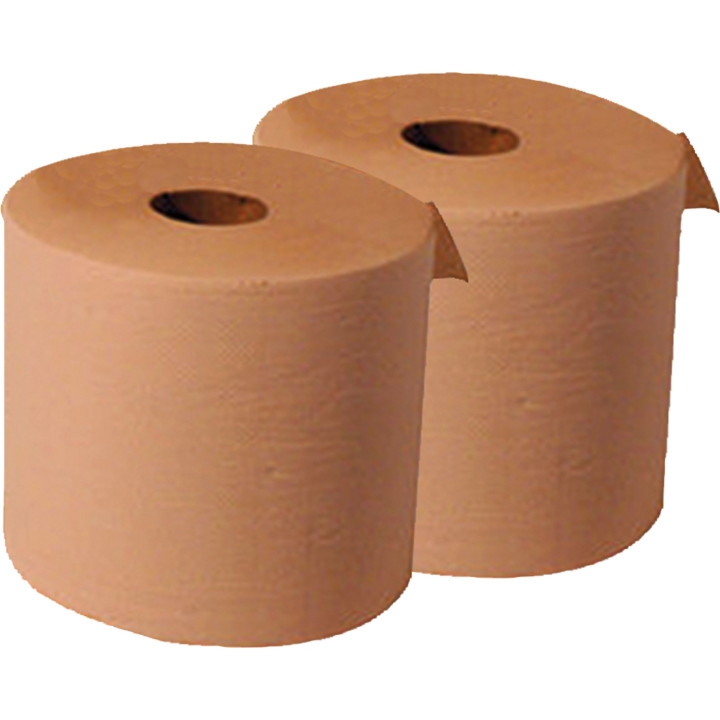 Lot de 2 bobines de ouate chamois