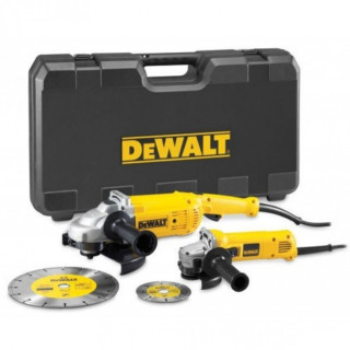 Coffret de 2 meuleuses d'angle filaires DeWalt