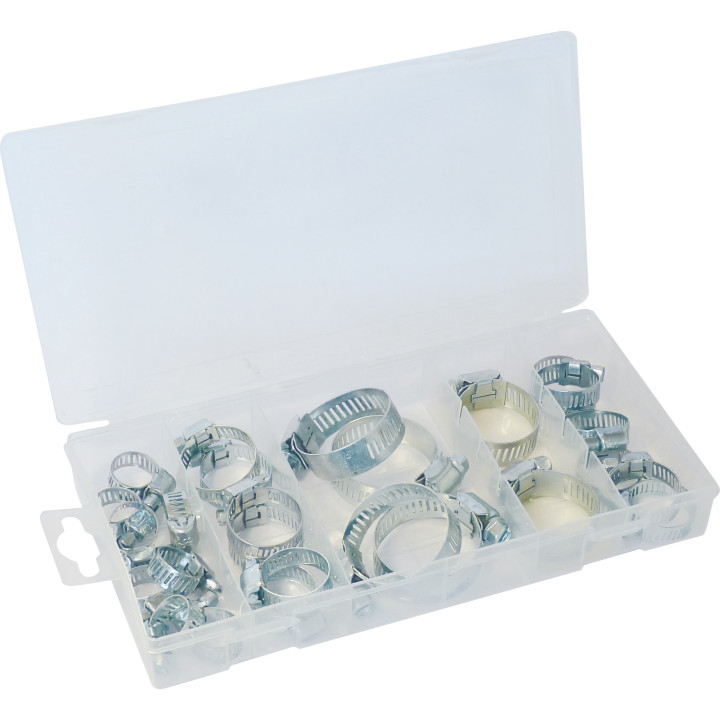 Assortiment de 26 colliers à crémaillère