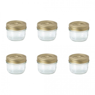 Lot de 6 terrines en verre Familia Wiss 350 g