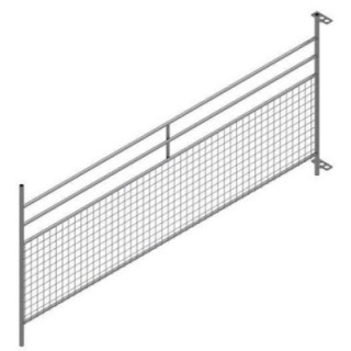 claie ovins ultra semi-grillagée - 2m50