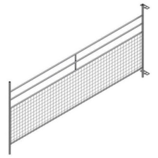 claie ovins ultra semi-grillagée - 3m00