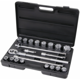 coffret de douilles et cliquet 3/4'' - 21 pièces
