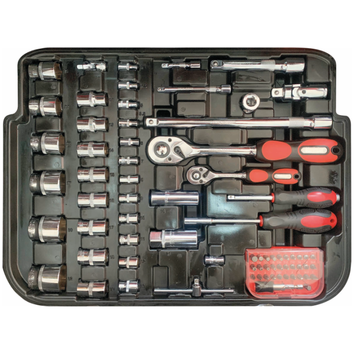 mallette de dépannage sur roues - 133 outils
