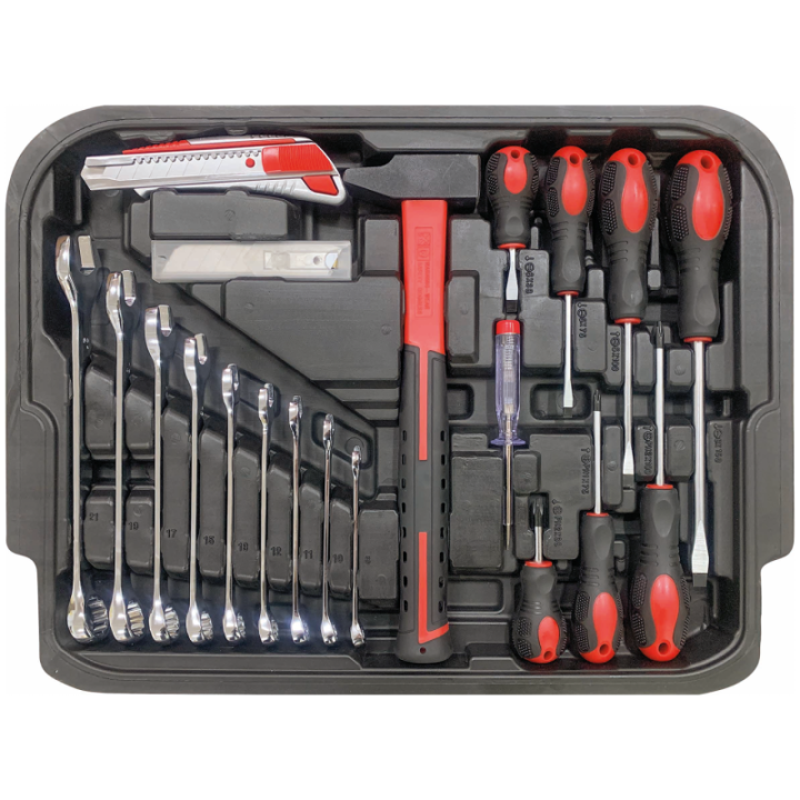 mallette de dépannage sur roues - 133 outils