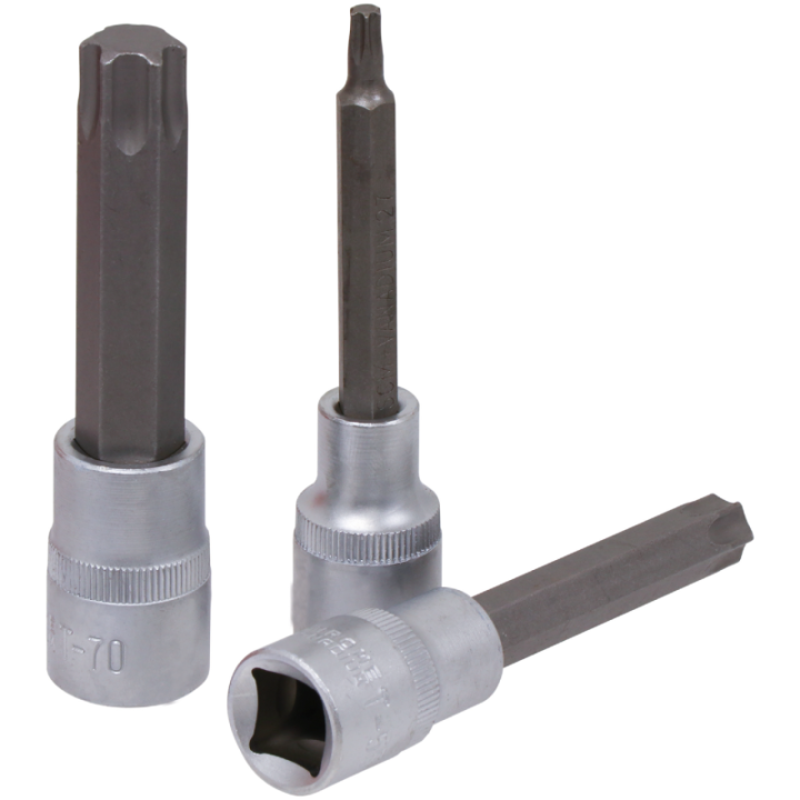 coffret de 8 douilles Torx® de T27 à T70 - porte embout 1/2''