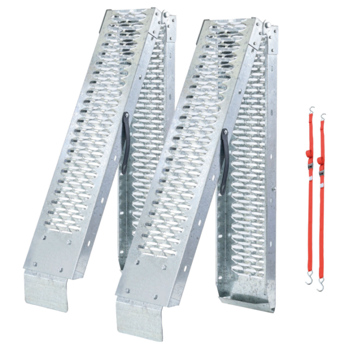 paire de rampes en acier pliables - longueur 1,90m, capacité 440kg