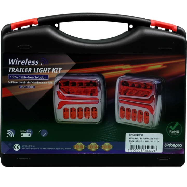 kit de feux de remorques sans fil LED