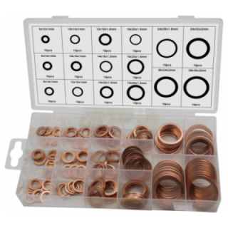 coffret de 160 rondelles en cuivre