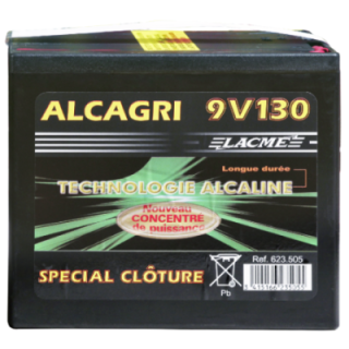 pile alcaline 9V 130AH