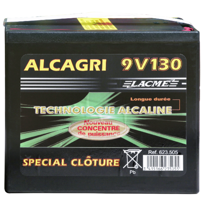 pile alcaline 9V 130AH