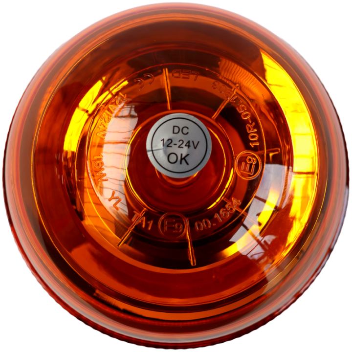 gyrophare LED sur tige fixe 12/24V