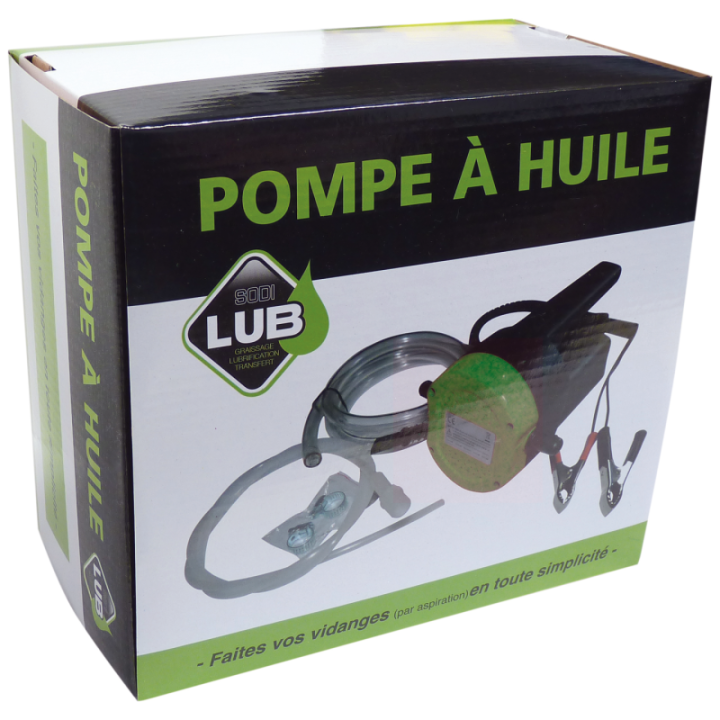 pompe à huile et gasoil sur batterie