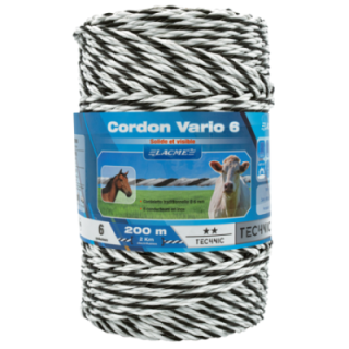 cordon pour clôture électrique Vario 6 200m