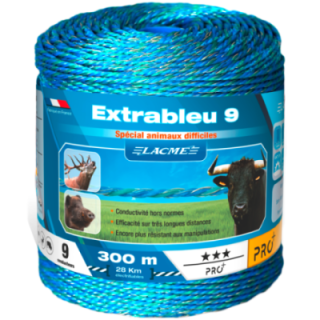 fil pour clôture électrique Extra Bleu 9 300m