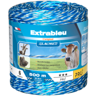 fil pour clôture électrique Extra Bleu 6 500m