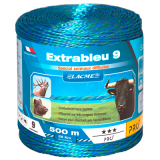 fil pour clôture électrique Extra Bleu 9 500m