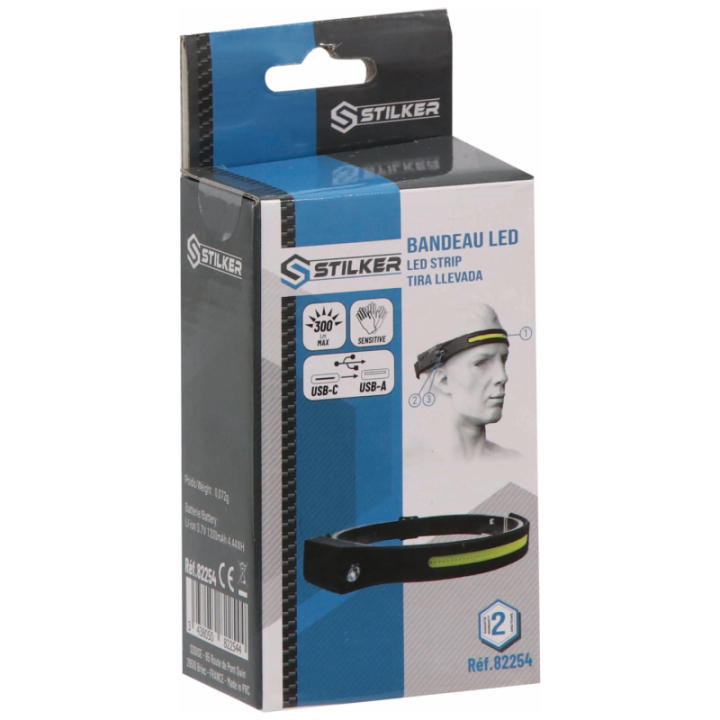 lampe frontale LED 300 lumens