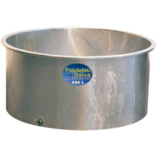 bac à eau circulaire galvanisé - 420L