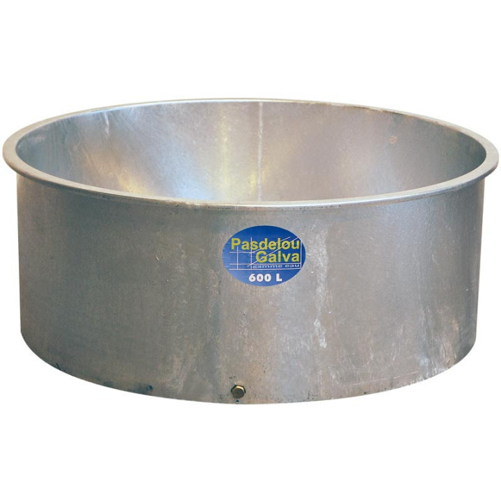 bac à eau circulaire galvanisé - 600L