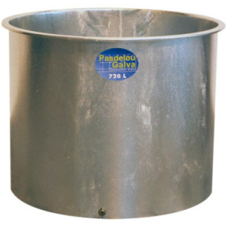 bac à eau circulaire galvanisé - 720L