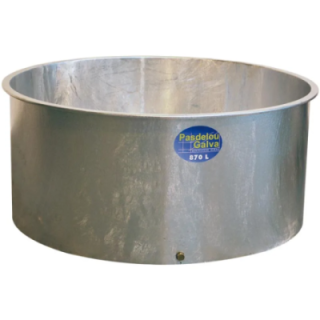 bac à eau circulaire galvanisé - 870L